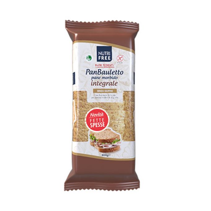 Nutrifree PanBauletto avec Farine Complète Sans Gluten - 300g